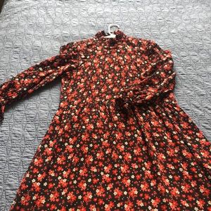 Zara floral maxi dress